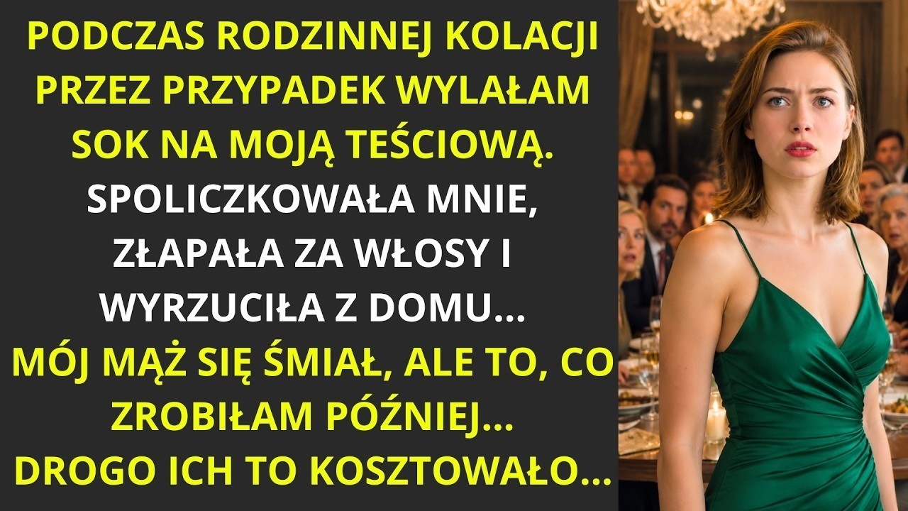 Tamtego wtorku wystarczyło jedno potknięcie i szklanka soku, bym zrozumiała, że przez rok byłam tylko dekoracją w domu teściów. „Ty głupia, niezdarna dziewczyno z prowincji!” – krzyknęła Teresa,...