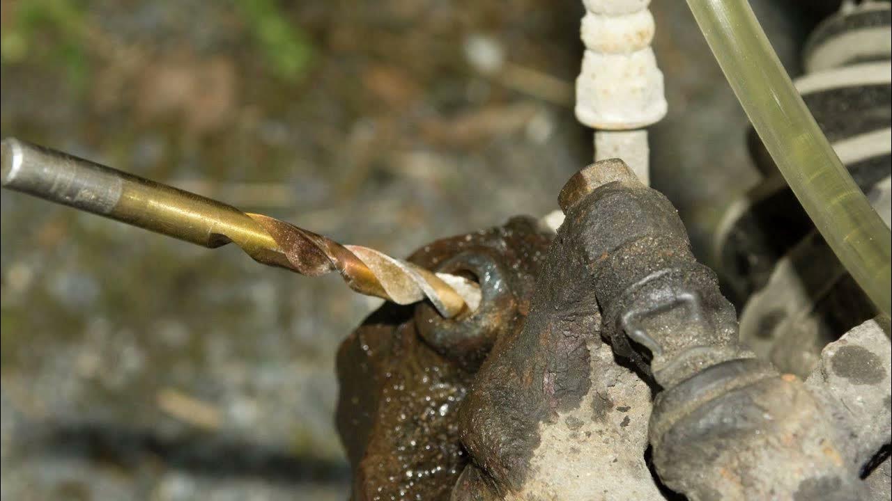 Broken Bleeder valve removal/replacement YouTube