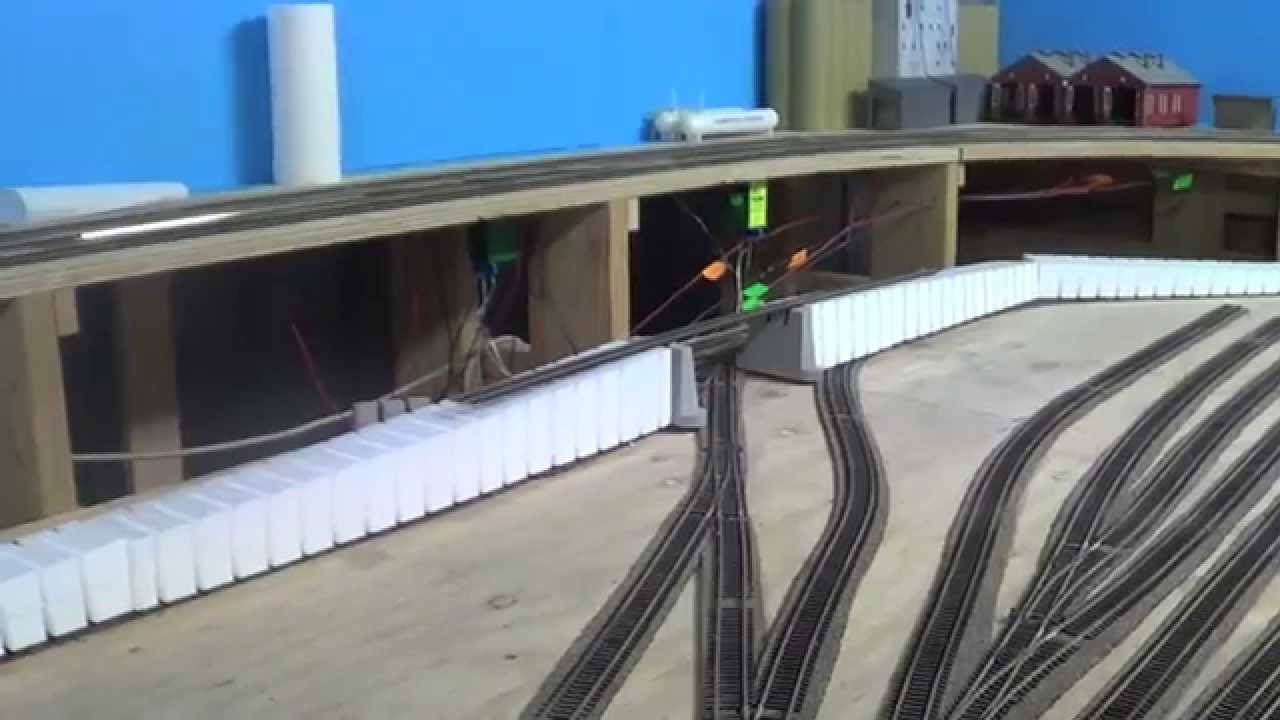 "Inclines and Bridge" Model Trains Part 28 "A" - YouTube