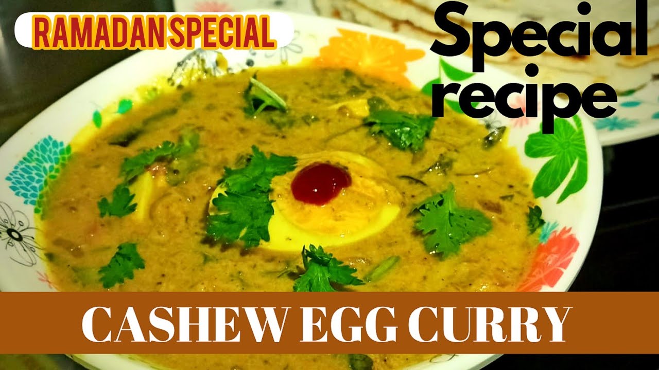 Cashew egg curryകാഷ്യു egg കറി special recipeRamadan special