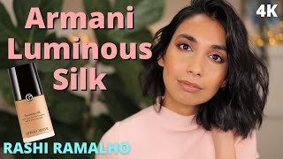 Armani Luminous Silk Foundation Wear Test & Review | Swatches of 6, ,  ,  and  - YouTube