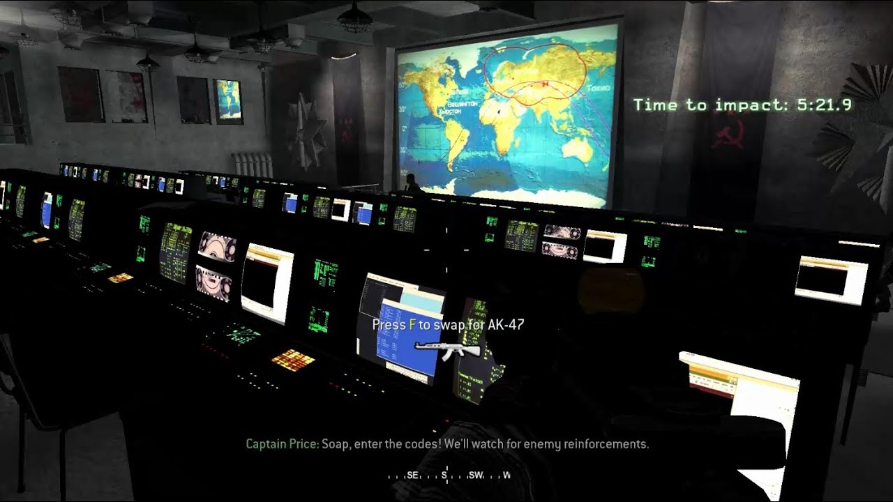 No Fighting in the War Room Call of Duty 4 Modern Warfare Mission 16 YouTube