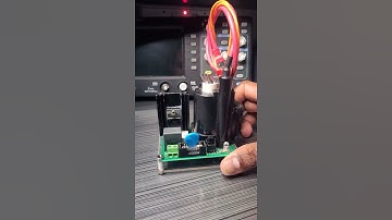 DIY High Voltage Power source using Flyback Transformer. #shorts