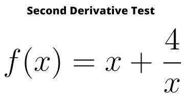 Finding the Relative Extrema of f(x) = x + 4/x