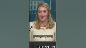 With rise in violence, protests against Tesla, White House press secretary speaks out