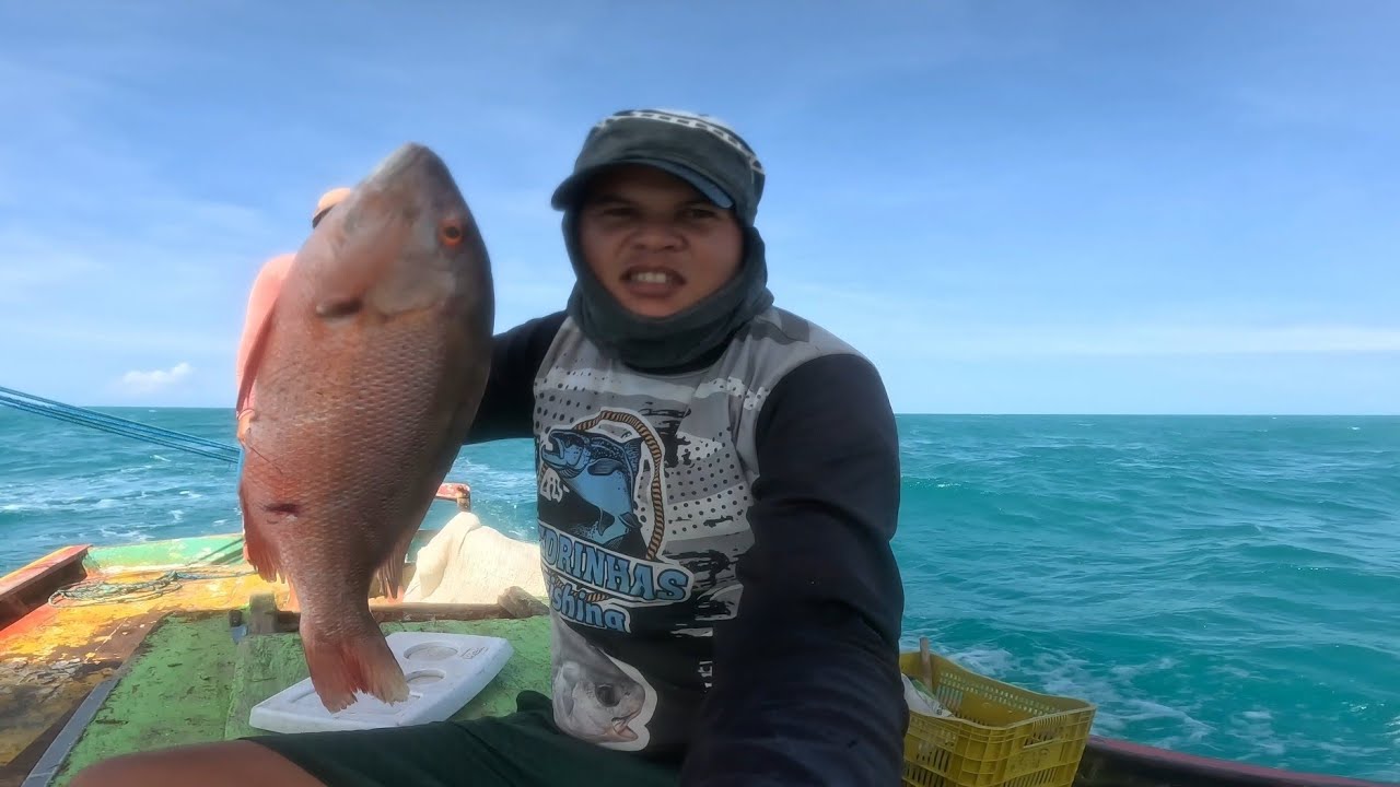 MAIS UMA PESCARIA PUXANDO COVOS DE PEIXE, VEJA ESSA AVENTURA NO ALTO MAR!!!