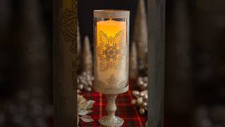 Christmas Candleholder #christmas #diychristmas #christmasdiy #christmascrafts #christmasdecor