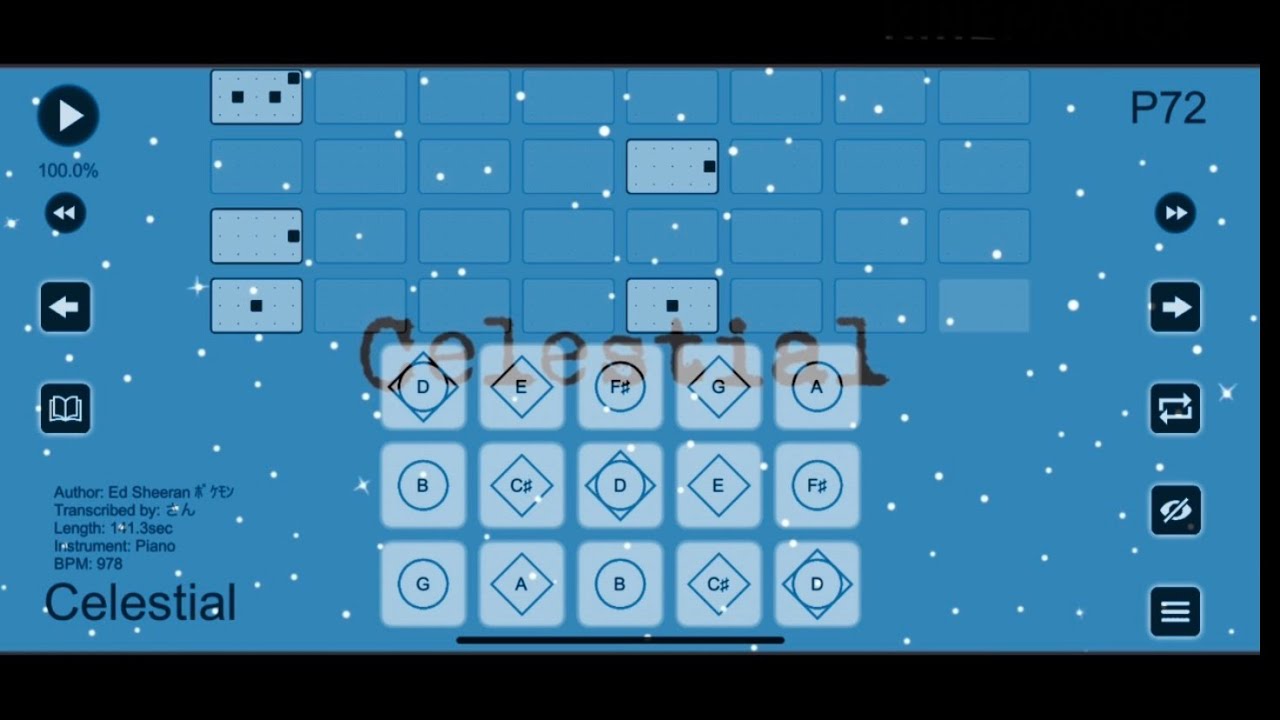 Ed Sheeran,Pokémon -Celestial- "Pokémon Scarlet and Violet"Sky sheet music Sky cotl