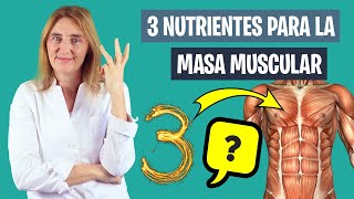 3 MICRONUTRIENTES para GANAR MASA MUSCULAR | Nutrientes para tu musculatura | Nutrición deportiva