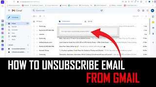 how to unsubscribe emails from gmail - Full Guide