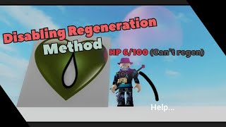Disabling Natural Regeneration Method | Blockate Tutorial #1