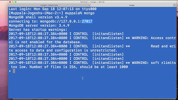 Exercise (Video): Introduction to MongoDB - Server-side Development with NodeJS, Express and MongoDB