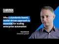 Why a Standards-Based, Model-Driven Approach is Essential for Scaling Enterprise Automation