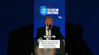 Trump will not be happy if Democrats sweep in November. #shorts