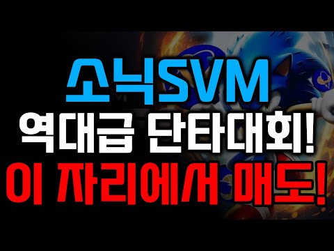 [소닉SVM] 세력들의 장난 당하지 마시고 이용하세요!