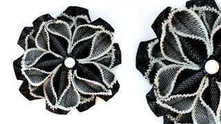 Цветок из ткани. Мастер класс | Flower made of fabric. DIY