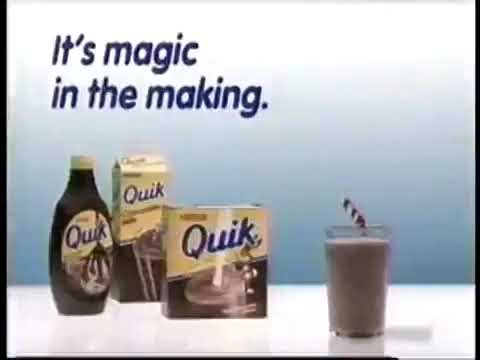 Nestle Quik Ad- Nickelodeon Magazine Magnet (1995) - YouTube