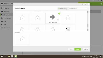 AXIS Companion - How to add an Axis network speaker for live announcement
