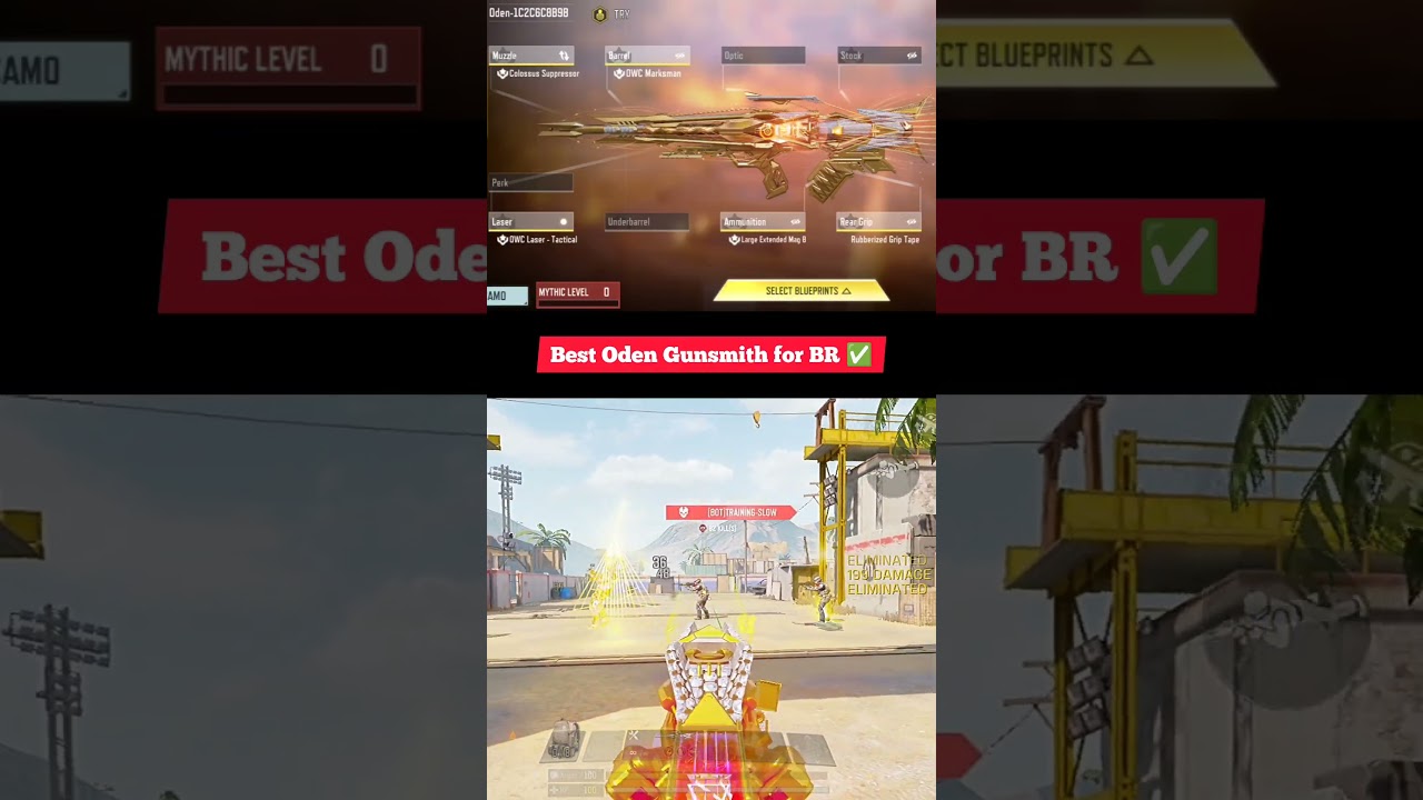 Best Mythic Oden [Divine Smite] Loadout for Battle Royale | Zero Recoil COD Mobile