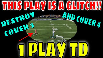 NEW 1 Play Touchdown vs COVER 3 and COVER 4 from STRONG CLOSE in Madden 21!! This play is a GLITCH