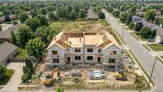 This American Duplex Was Built From Empty Land — Full Construction Timelapse