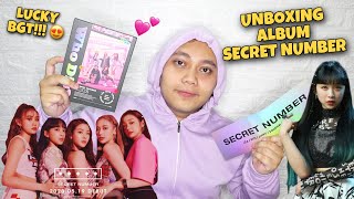 Secret number who dis album unboxing ...