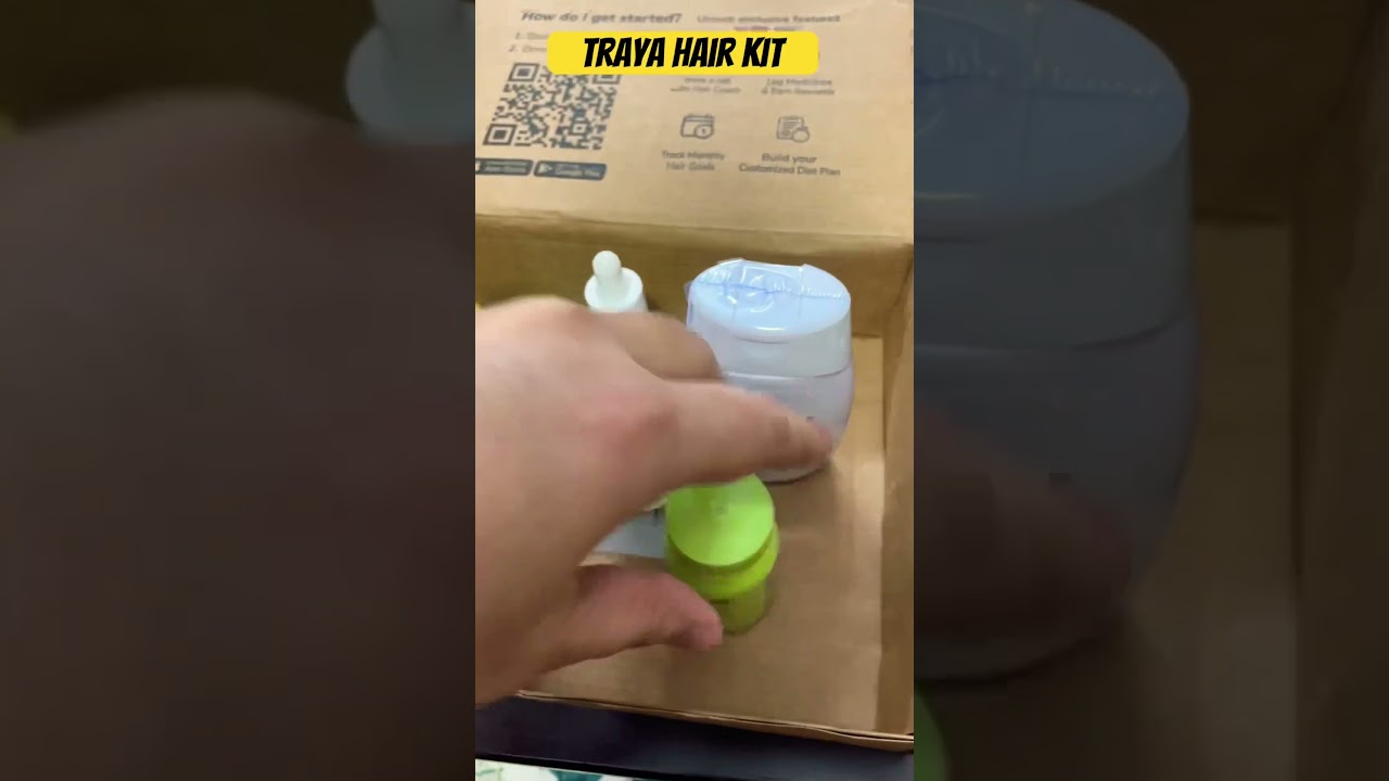 Unboxing Traya Hair Kit for Stage 3 hair loss 