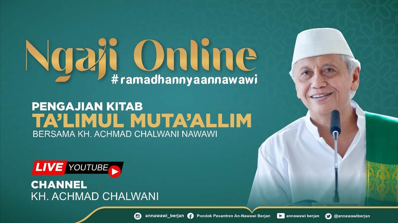 #3 PENGAJIAN KITAB TA'LIMUL MUTA'ALLIM