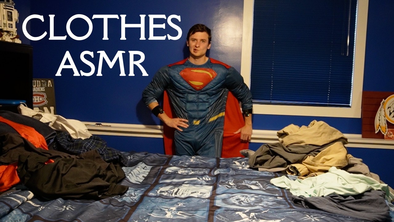 ASMR Складывание белья | Ролевая игра Супермен