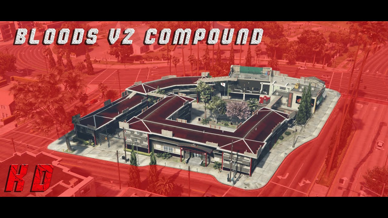 [FiveM MLO] Bloods Gang Compound V2 YouTube