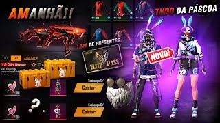 TUDO DO EVENTO DE PÁSCOA, COMBO TRIPLO ATIVO, NOVA LOJA DE PRESENTES? E PRÓXIMOS EVENTOS - FREE FIRE