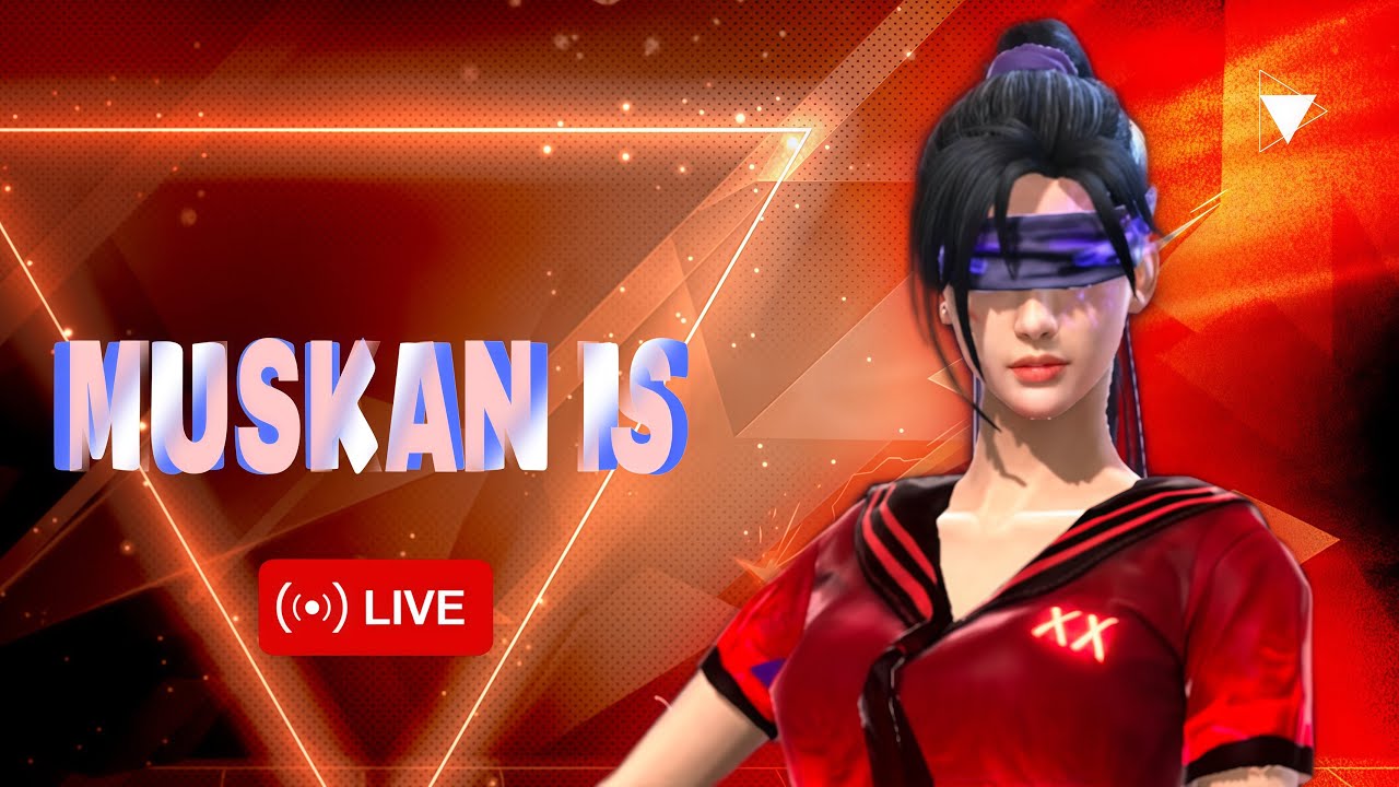 Muskan Fd 🔴 BGR MUSKAN IS LIVE | FREE MEETUP | GO 10K #freefire #live #trending # ...