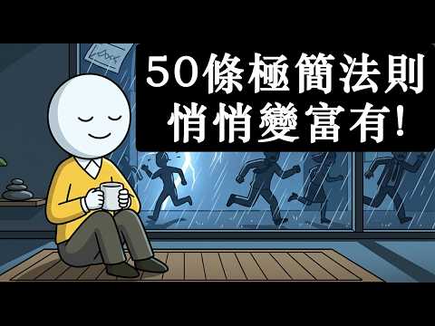 為什麼真正有錢的人，家裏都很空？50條極簡法則，悄悄變富有！｜行為心理學