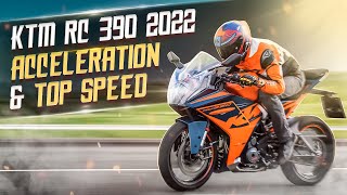 TOP SPEED TEST with KTM RC 390 2022I RokON vlog #119