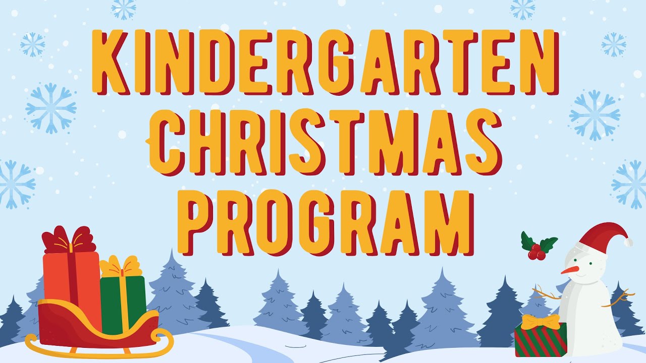 Kindergarten Christmas Program West Florida Baptist Academy YouTube