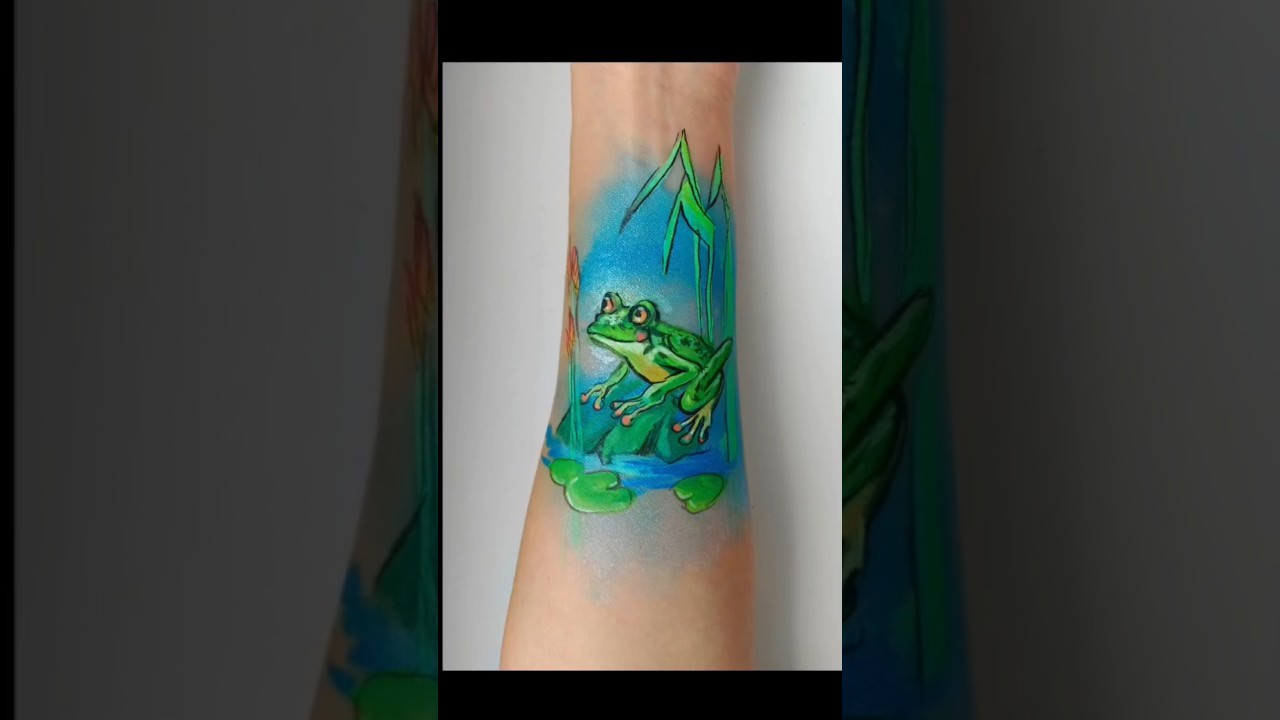 Аквагрим лягушка#аквагримистории  #аквагримлягушка #faceart