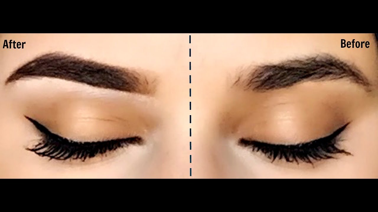 How to : Perfect Eyebrows like a pro for beginners  طريقة رسم الحواجب زى  المحترفين