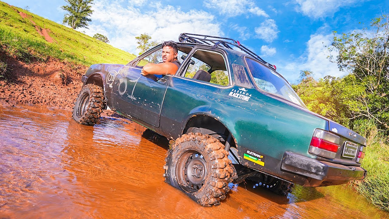 PRIMEIRO ROLE COM MEU CHEVETTE NA TRILHA !