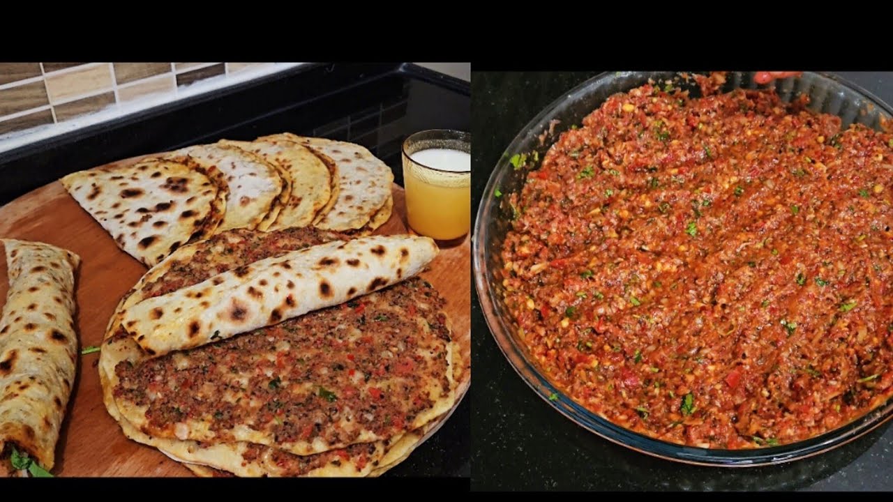 ???? Lahmacun iç harcı nasıl hazırlanır ????Tavada lahmacun #yemektarifleri #keşfet #food