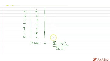 The mean of the following data is 8.   src="https://d10lpgp6xz60nq.cloudfront.net/physics_ima