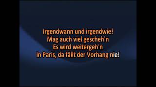 Ganz Paris ist ein Theater  - Mireille Mathieu - Karaoke CD+G