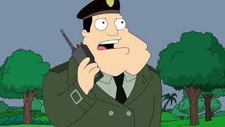 In Country...Club Steve relives the Vietnam War. American Dad (Part5)