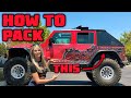 HOW TO PACK FOR A 3 MONTH OFF ROAD TRIP!