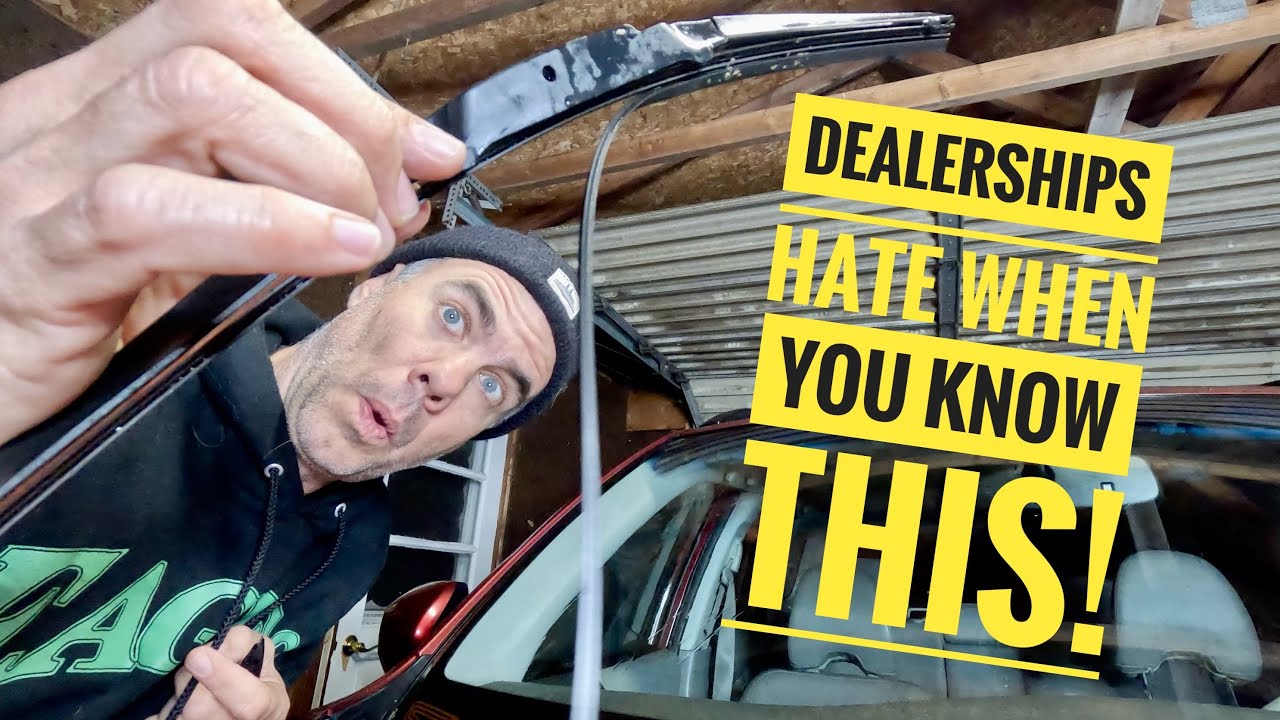 How to Replace Windshield Wiper Blades YouTube