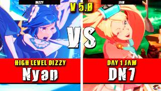 GGST | Nyan (Dizzy) VS DN7 (Jam) | Guilty Gear Strive High level gameplay