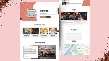 How To Make Coffee Shop Website Using HTML CSS & JavaScript | Coffee Shop Website HTML CSS