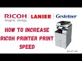 How to increase Ricoh Printer Print speed / Fix Ricoh Printer Slow Print issue.
