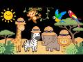 Safari Baby Sensory Newborn Stimulation Video with High Contrast and Relaxing Music #newbornsensory