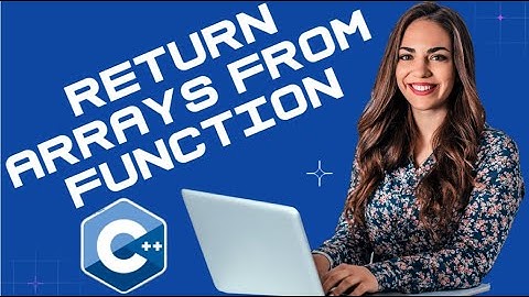C++ Programming Tutorial 37: Return Array from function in C++ Programming
