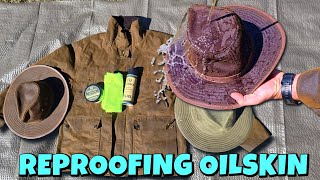How To Reproof OILSKIN Hats & Jackets For Maximum Water Repellency